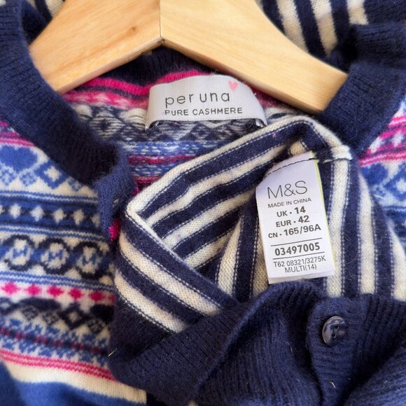 Vintage Per Una 100% Pure Cashmere Cardigan| US M UK14 - Picture 11 of 11